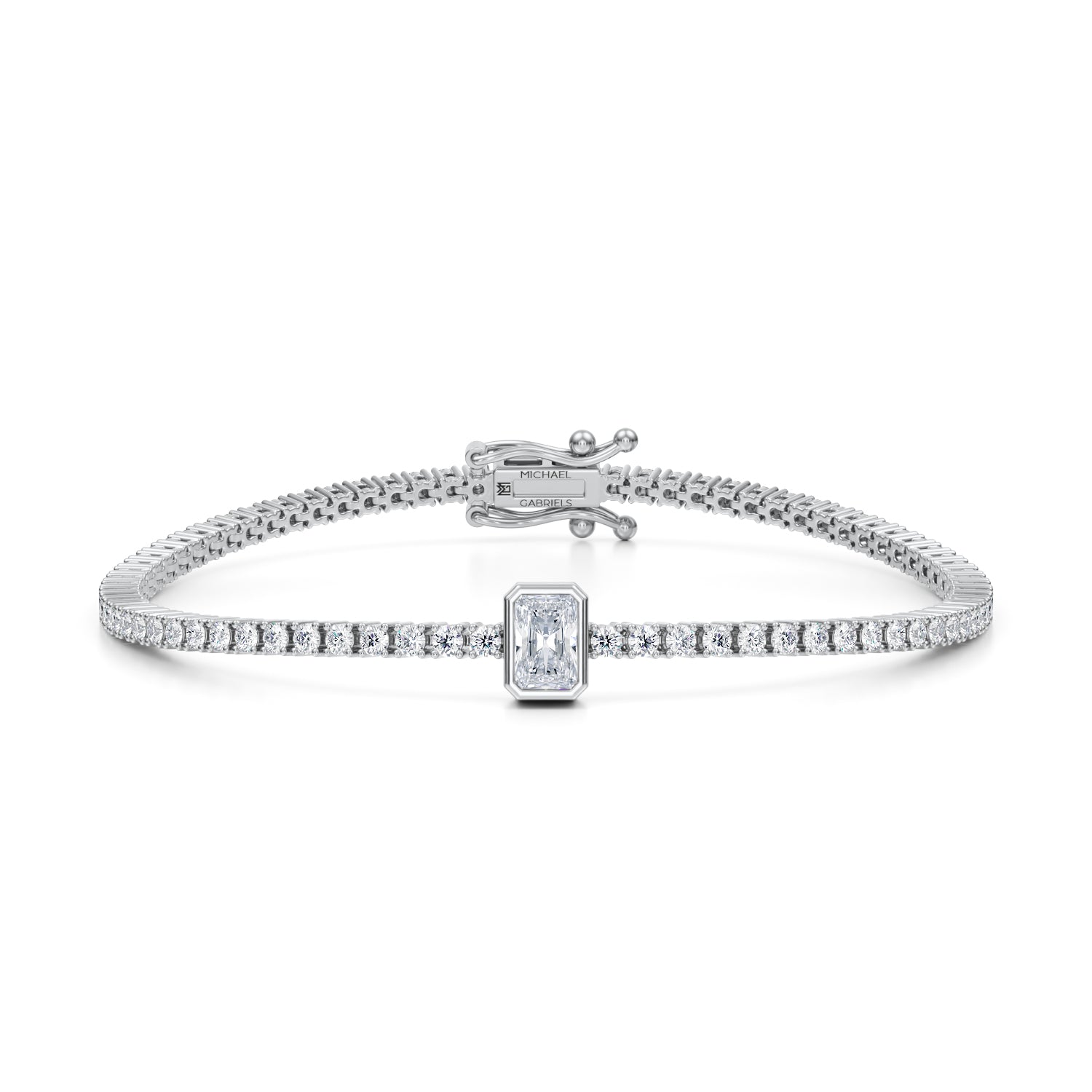 Radiant Single Station Tennis Bracelet - Michael Gabriels