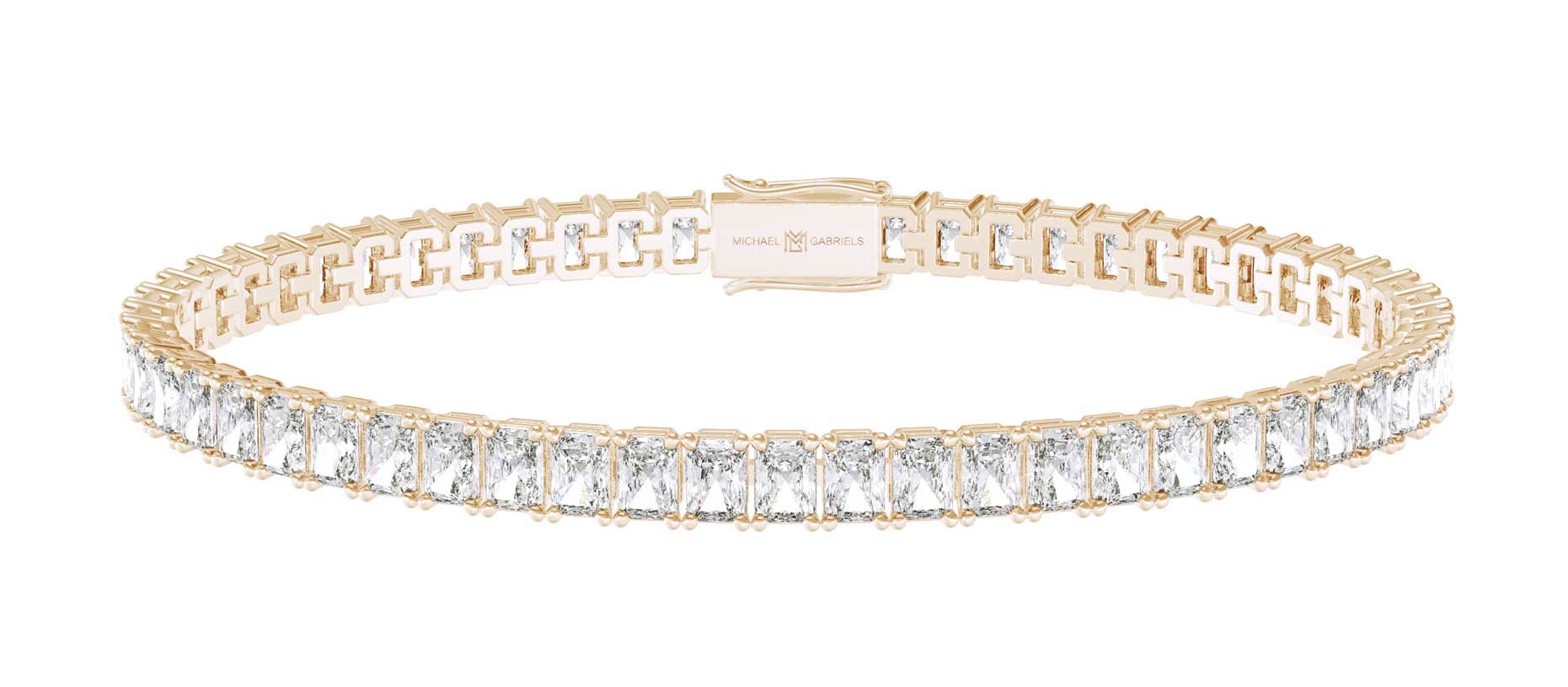 Radiant Lab Grown Diamond Tennis Bracelet (10.00 Carat)