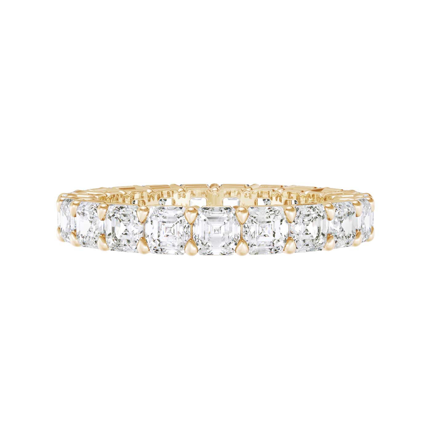 Classic Asscher Eternity Ring (3.50 Carat)