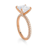 Princess With Braided Pave Ring  (1.50 Carat D-VS1)
