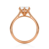 Classic Pear Cathedral Ring  (1.20 Carat F-VS1)