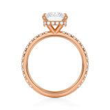 Radiant Wrap Halo With Pave Ring  (3.40 Carat D-VVS2)