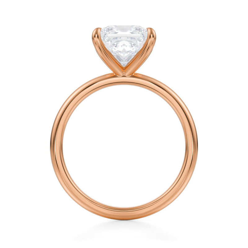 Classic Princess Solitaire Ring (3.50 Carat D-VS1)