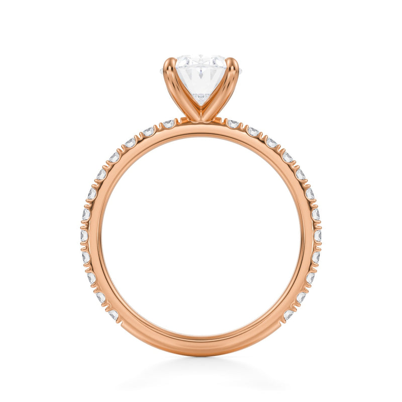 Oval Modern Pave Ring