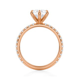 Pear Modern Pave Ring