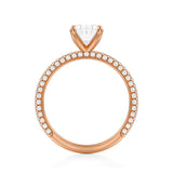 Oval Trio Pave Ring