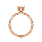 Oval Pave Basket With Pave Ring  (1.50 Carat D-VS1)