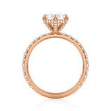 Pear Pave Basket With Pave Ring  (3.20 Carat F-VS1)