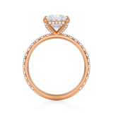 Radiant Pave Basket With Pave Ring  (3.00 Carat E-VS1)