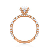 Oval Pave Basket With Trio Pave Ring  (2.40 Carat D-VS1)