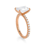 Radiant Pave Ring With Pave Prongs