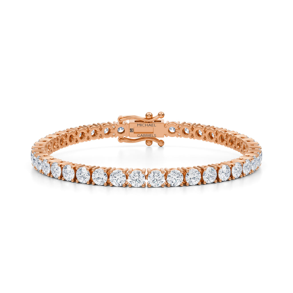 Quality Gold 14k White Gold A Diamond Tennis Bracelet | S. Silverberg Finer  Jewelers