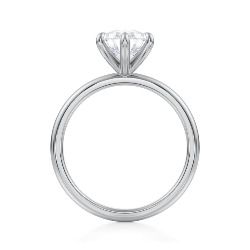 Classic Pear Solitaire Ring (2.20 Carat G-VVS2)