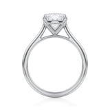 Classic Cushion Cathedral Ring  (1.70 Carat E-VS1)