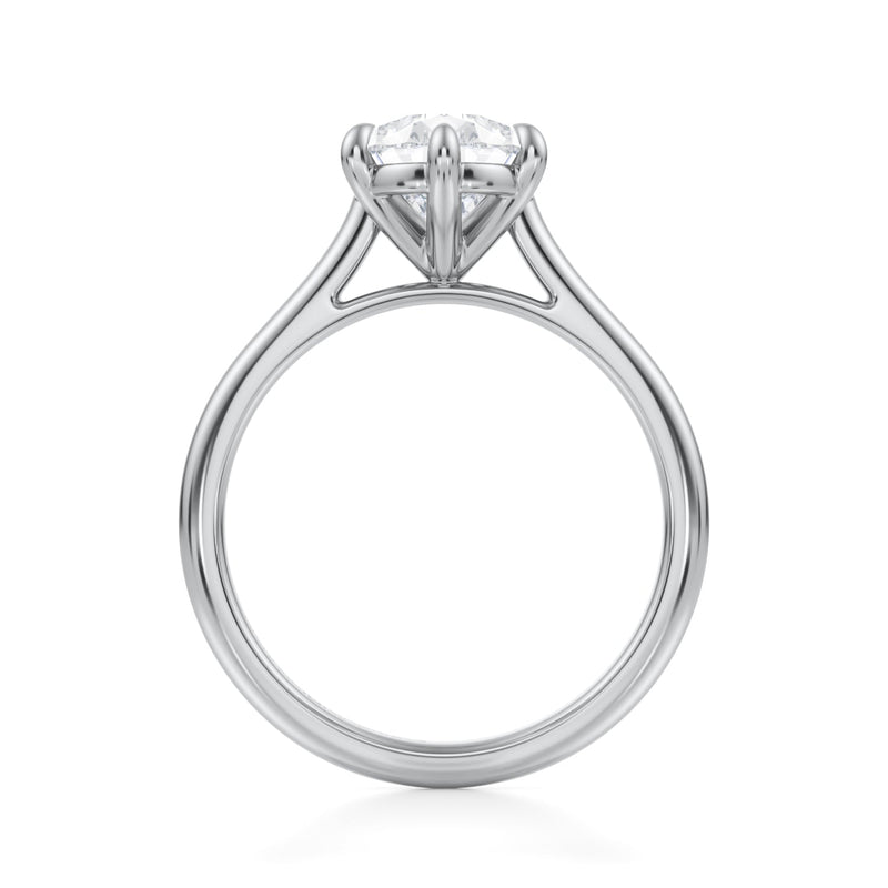 Classic Pear Cathedral Ring  (2.40 Carat F-VVS2)