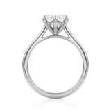 Classic Pear Cathedral Ring  (2.00 Carat G-VVS2)
