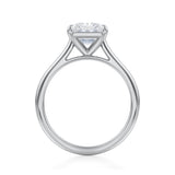 Classic Radiant Cathedral Ring  (2.20 Carat F-VS1)
