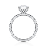 Radiant Wrap Halo With Pave Ring  (1.00 Carat E-VS1)
