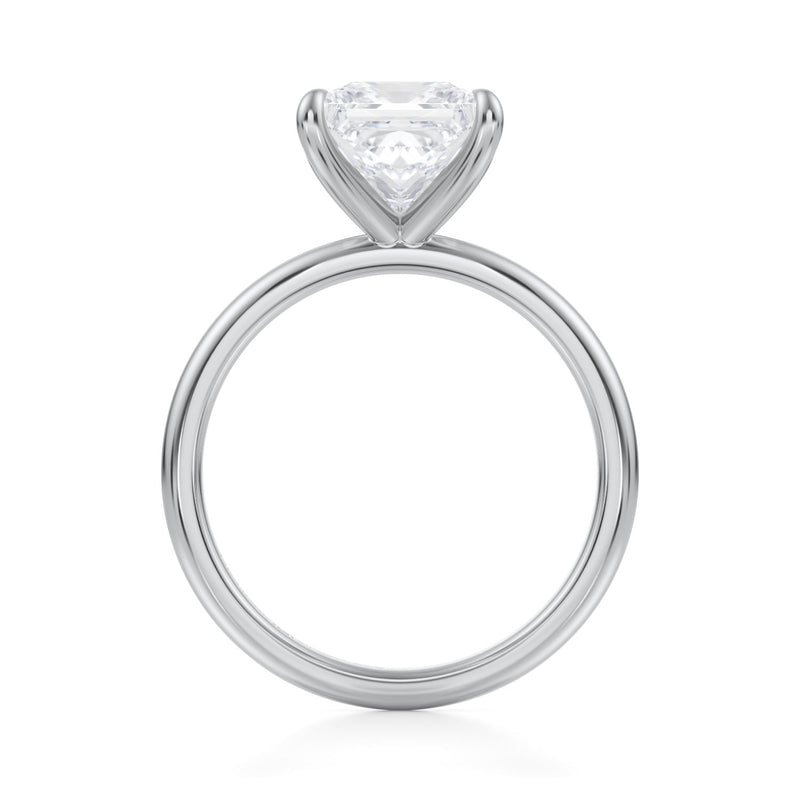 Classic Princess Solitaire Ring (3.50 Carat D-VS1)