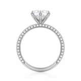 Pear Trio Pave Ring  (2.40 Carat F-VVS2)