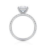 Radiant Pave Basket With Pave Ring  (3.40 Carat E-VS1)