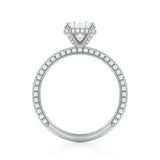 Oval Pave Basket With Trio Pave Ring  (2.40 Carat D-VS1)