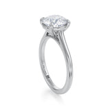 Classic Round Cathedral Ring  (3.00 Carat E-VS1)