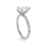 Classic Pear Solitaire Ring (2.50 Carat G-VS1)