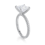 Princess With Braided Pave Ring  (1.70 Carat D-VVS2)