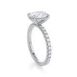 Oval Pave Basket With Pave Ring  (2.20 Carat D-VS1)