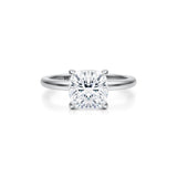 Classic Cushion Solitaire Ring (2.40 Carat G-VS1)