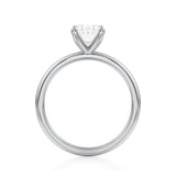 Classic Oval Solitaire Ring (1.40 Carat D-VS1)