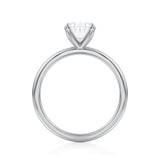 Classic Oval Solitaire Ring (2.00 Carat D-VVS2)