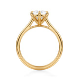 Classic Pear Cathedral Ring  (1.50 Carat E-VVS2)