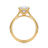 Classic Radiant Cathedral Ring  (1.20 Carat F-VS1)