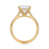 Princess Pave Cathedral Ring With Pave Basket  (3.20 Carat D-VVS2)