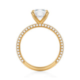 Round Trio Pave Ring  (2.40 Carat F-VVS2)