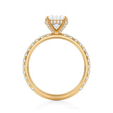 Oval Pave Basket With Pave Ring  (3.70 Carat D-VS1)