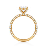 Oval Pave Basket With Trio Pave Ring  (2.40 Carat D-VS1)