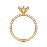 Pear Pave Basket With Trio Pave Ring  (2.40 Carat D-VS1)