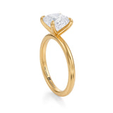 Classic Cushion Solitaire Ring (3.20 Carat G-VS1)