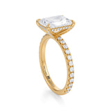 Radiant Pave Basket With Pave Ring  (2.00 Carat E-VS1)