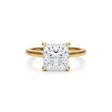 Classic Princess Cathedral Ring  (1.50 Carat E-VVS2)