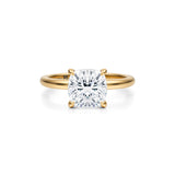 Classic Cushion Solitaire Ring (2.20 Carat G-VS1)