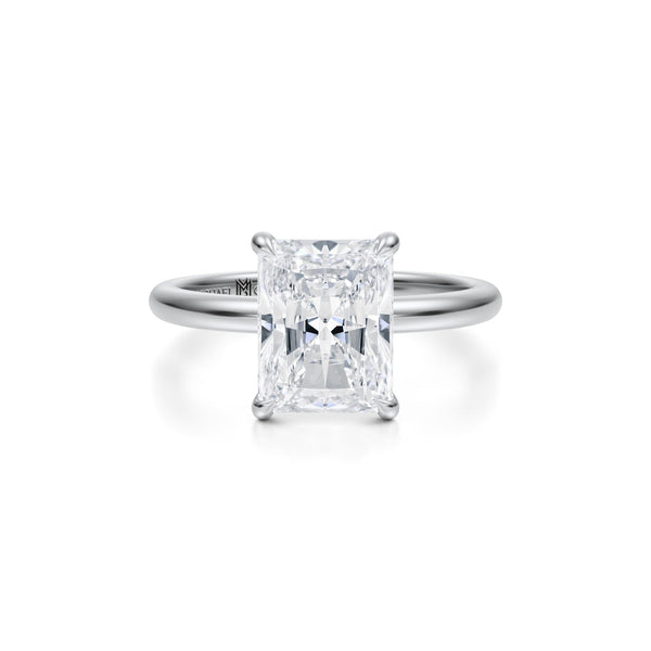 2.70 Carat E-VS1 Classic Radiant Solitaire Ring | Michael Gabriels