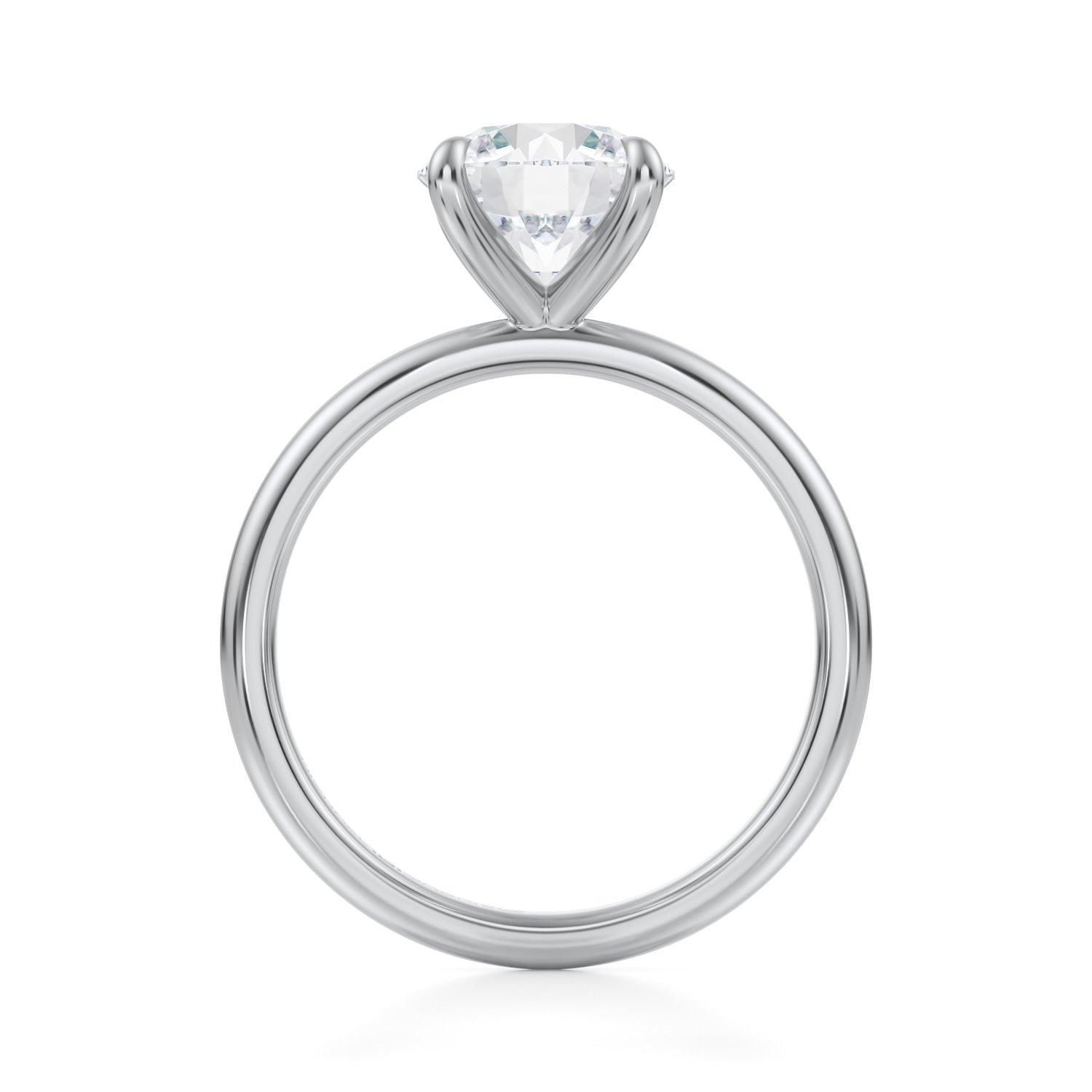 Classic Round Solitaire Ring (1.20 Carat G-VVS2) - Michael Gabriels