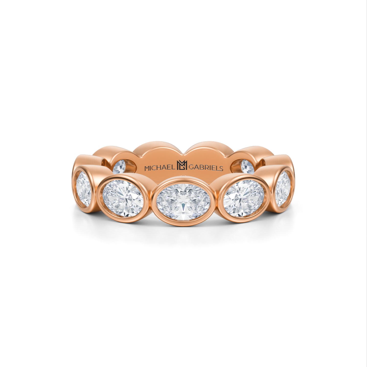 Oval Bezel Horizontal Band - S | Michael Gabriels