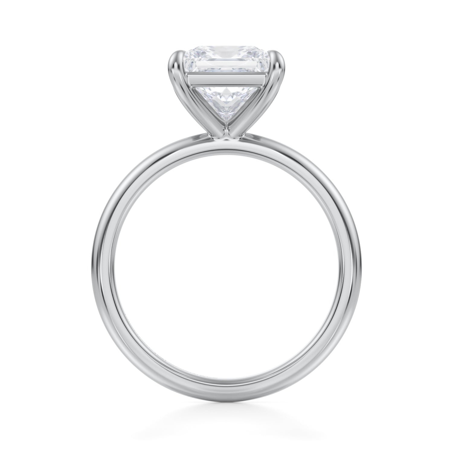 Princess Martini Basket Solitaire Ring (2.00 Carat F-VS1) - Michael Gabriels